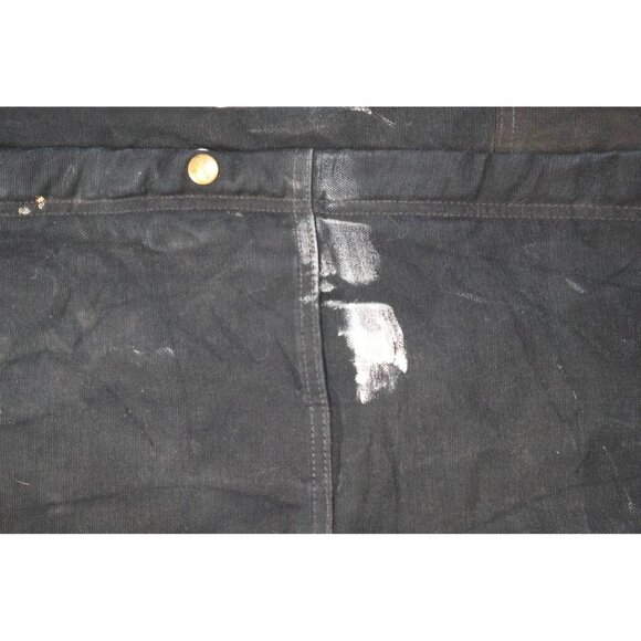 Carhartt Overalls Mens Black R41 BLK Insulated Quilt Lined Workwear Bib 34x30 - Picture 16 of 16